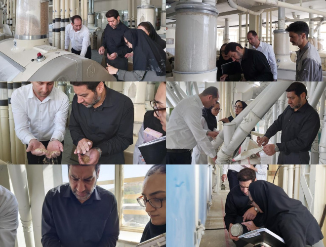 بازدید از کارخانه آرد تک اراک