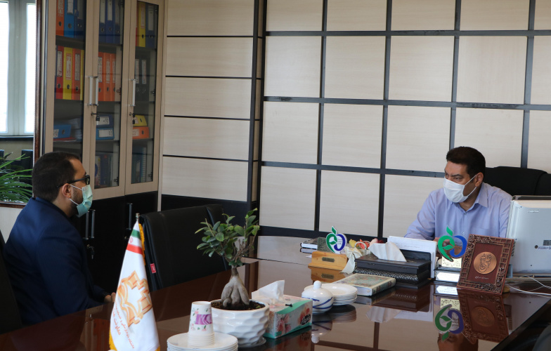 دیدار دکتر اسفینی مدیر حقوقی دانشگاه با معاون غذا و دارو