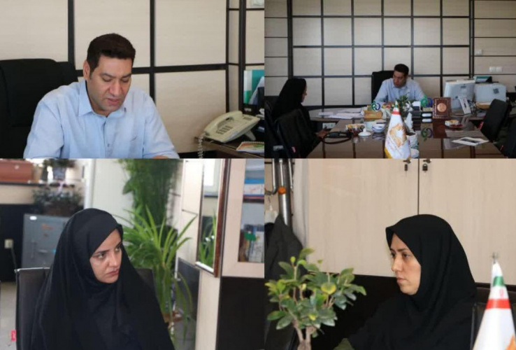 نشست دکتر شبیب عضو گروه فارماکولوژی هیئت علمی دانشگاه علوم پزشکی اراک با معاون غذا و دارو