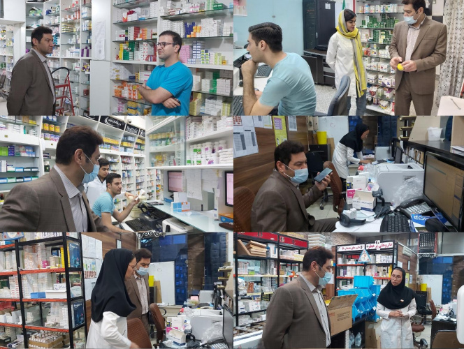 بازدید سرزده و شبانه معاون غذا و دارو از داروخانه های خصوصی و دولتی