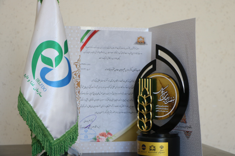 تقدیر از معاون غذا و دارو اراک در نهضت احیای نان کامل