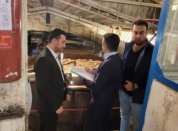 بازدید از کارخانه الکل سازی اتحاد شیمی شهرک صنعتی ایبک آباد