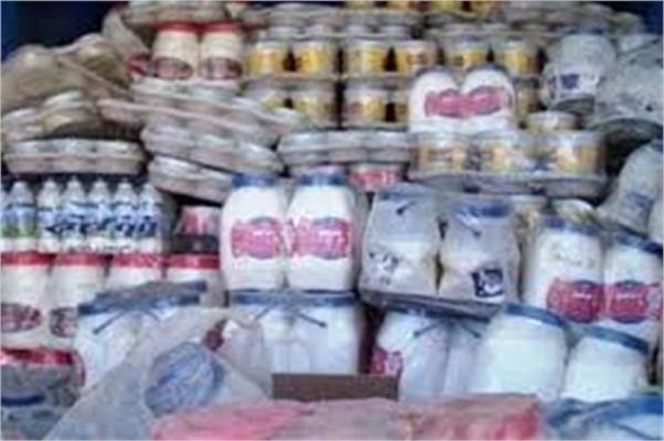 کشف ۵۷۰۰ قلم محصولات لبنی غیر مجاز از یک واحد تولیدی لبنی در دلیجان