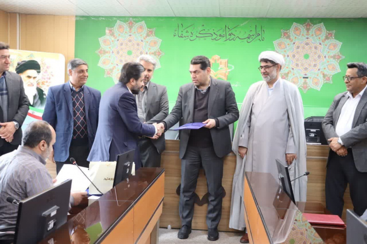 مراسم تکریم و معارفه معاون غذا و دارو دانشگاه علوم پزشکی اراک