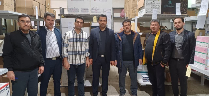انبار گردانی سالانه داروخانه شبکه بهداشت ودرمان شهرستان آشتیان