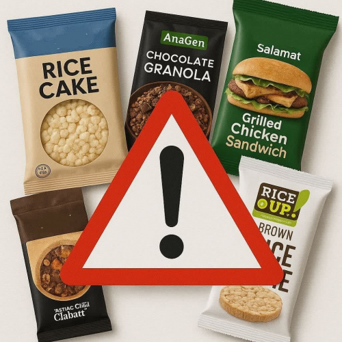 اسامی تعدادی از فرآورده‌های غذایی غیرمجاز