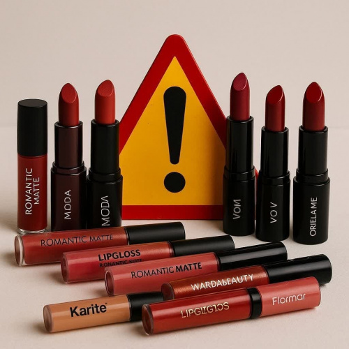 انتشار اسامی رژلب‌ها و برق لب‌های غیرمجاز در سطح عرضه