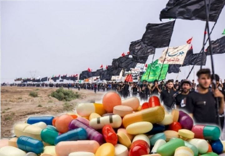 آمادگی کامل داروخانه مرکز درمانی شهید حاج قاسم سلیمانی شلمچه  برای خدمت‌رسانی ۲۴ ساعته به زوار اربعین حسینی ۱۴۰۴