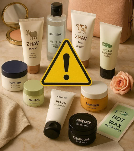 انتشار اسامی محصولات بهداشتی و مراقبتی پوست و مو غیر مجاز