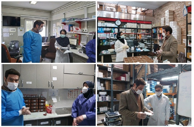 بازدید نوروزی معاون غذا و دارو اراک از داروخانه بیمارستانهای حضرت ولیعصر(عج)و آیت ا... خوانساری