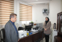 بازدید نوروزی معاون بهداشت از ستاد معاونت بهداشت؛ قدردانی از تلاش‌های کارکنان در آغاز سال جدید