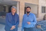 بازدید دکتر ملاطائفه معاون توسعه و پشتیبانی دانشگاه به اتفاق دکتر بیات معاون فرهنگی و دانشجویی دانشگاه از روند پیشرفت کار در سرای دانشجویی ریحانه