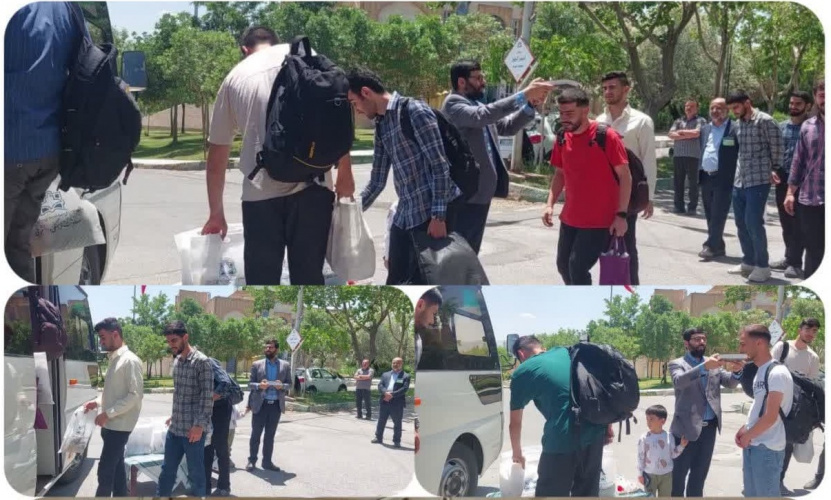 دانشجویان دانشگاه علوم پزشکی اراک به کربلای معلی اعزام شدند