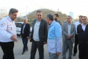 بازدید رییس دانشگاه علوم پزشکی و مدیرکل مدیریت بحران استانداری از مرکز فوریت‌های پزشکی استان مرکزی