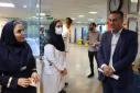 بازدید سرزده رییس دانشگاه علوم پزشکی اراک از بیمارستان امیرالمومنین(ع)