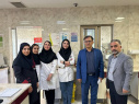 بازدید جانشین رییس دانشگاه علوم پزشکی اراک در ستاد نوروزی از بیمارستان سینا اراک