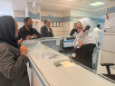 بازدید جانشین رئیس دانشگاه علوم پزشکی اراک در ستاد نوروزی از بیمارستان تامین اجتماعی شازند
