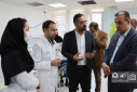 بازدید رئیس دانشگاه علوم پزشکی اراک از بخش کودکان بیمارستان امیرکبیر به مناسبت هفته ملی کودک