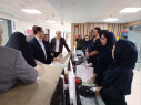 بازدید مشاور معاون توسعه و مدیرکل بودجه وزارت بهداشت از بخش‌های مختلف بیمارستان حضرت ولیعصر(عج) اراک
