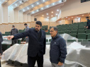 بازدید رئیس دانشگاه علوم پزشکی اراک از روند بازسازی سلف غذاخوری و سالن اجتماعات شهدای دانشجو