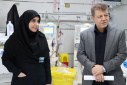 بازدید جانشین رئیس دانشگاه علوم پزشکی اراک در ستاد نوروزی از بیمارستان تامین اجتماعی شازند