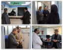 بازدید جانشین رئیس دانشگاه علوم پزشکی اراک از مرکز آموزشی درمانی امیرالمومنین(ع)