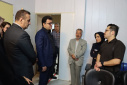 دیدار نماینده مجلس و رئیس دانشگاه علوم پزشکی اراک با کادر بیمارستان آیت‌الله خوانساری به مناسبت روز پزشک، داروساز و کارمند