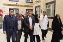 دیدار نماینده مجلس و رئیس دانشگاه علوم پزشکی اراک با کادر بیمارستان آیت‌الله خوانساری به مناسبت روز پزشک، داروساز و کارمند