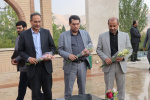 ادای احترام دکتر رحیمی معاون توسعه مدیریت و منابع وزارت بهداشت، درمان و آموزش پزشکی به مقام شامخ شهدای گمنام دانشگاه علوم پزشکی اراک