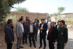 بازدید رئیس دانشگاه علوم پزشکی اراک به همراه نماینده مردم اراک، کمیجان و خنداب در مجلس شورای اسلامی از ساختمان نیمه کاره مرکز خدمات جامع سلامت کمیجان