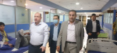 بازدید سرپرست دانشگاه علوم پزشکی اراک از بیمارستان حضرت ولیعصر (عج)