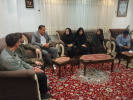 دیدار سرپرست دانشگاه علوم پزشکی اراک با پرستار آسیبدیده دوران کرونا به مناسبت هفته پرستار
