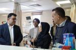 بازدید نوروزی نماینده مجلس و رئیس دانشگاه علوم پزشکی از بیمارستان آیت‌الله خوانساری