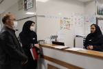 رصد روند خدمت‌رسانی در ایام نوروز با بازدید از بخش‌های بیمارستان آیت الله خوانساری