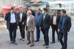 بازدید رئیس دانشگاه علوم پزشکی اراک از پروژههای عمرانی