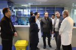 بازدید رییس دانشگاه علوم پزشکی اراک از مجتمع بیمارستانی امیرالمومنین(ع)