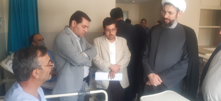 بازدید حجتالاسلام دکتر مصطفی رستمی از مجتمع بیمارستانی امیرالمومنین(ع)