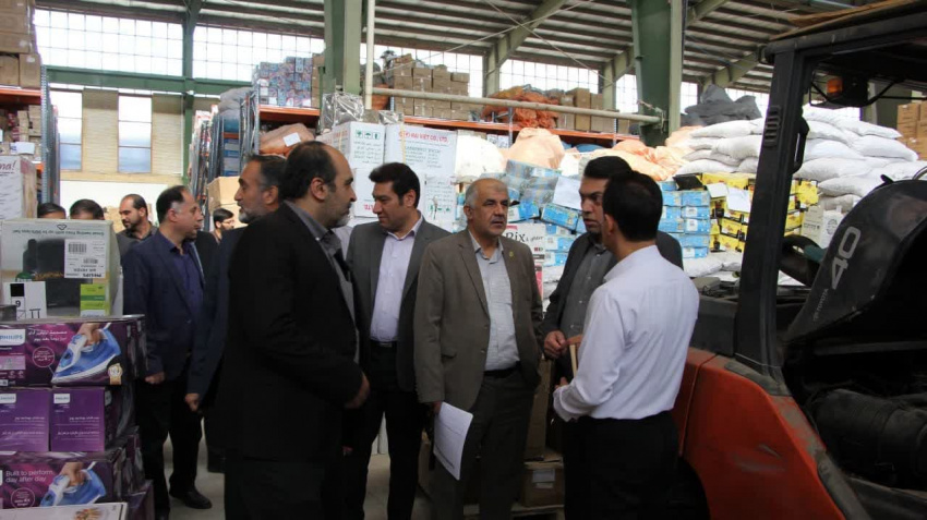 بازدید دکتر امانی رییس دانشگاه علوم پزشکی اراک به همراه معاونین و مدیران دانشگاه از انبار اموال تملیکی استان مرکزی+فیلم