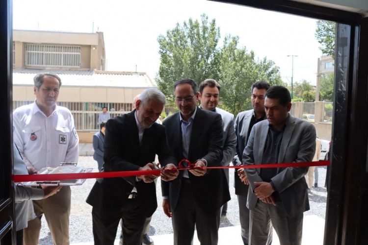افتتاح ساختمان اورژانس شهری ۲ شهرستان خمین توسط دکتر بهروز رحیمی معاون توسعه مدیریت و منابع وزارت بهداشت، درمان و آموزش پزشکی