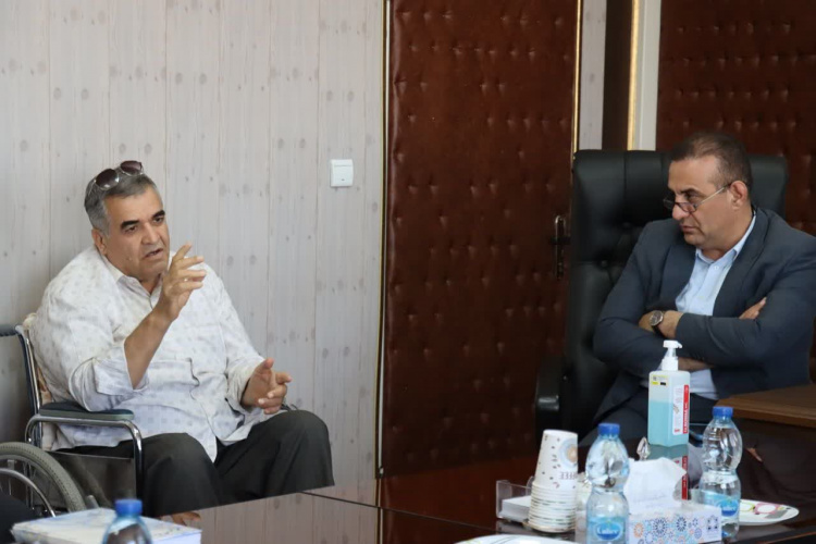 رئیس دانشگاه علوم پزشکی اراک با خیر نیک‌اندیش سلامت دیدار کرد