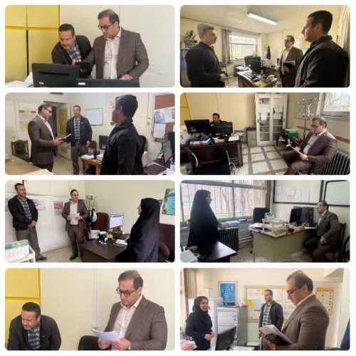 بازدید جانشین رییس‌ دانشگاه علوم پزشکی اراک در ستاد نوروزی از حوزه سلامت شهرستان تفرش