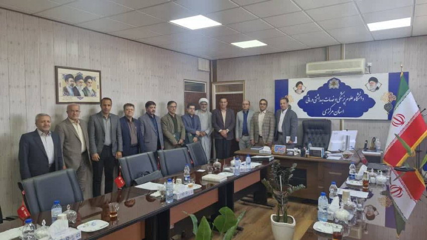تقدیر هیأت رئیسه دانشگاه علوم پزشکی اراک از خدمات دکتر حسین سرمدیان